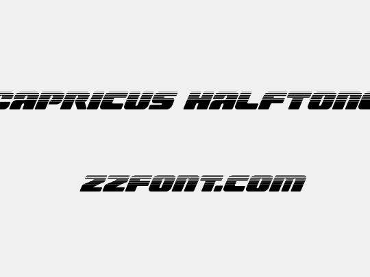 Capricus Halftone