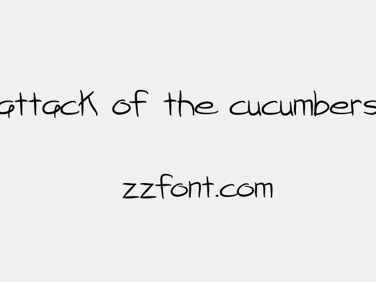 attack of the cucumbers