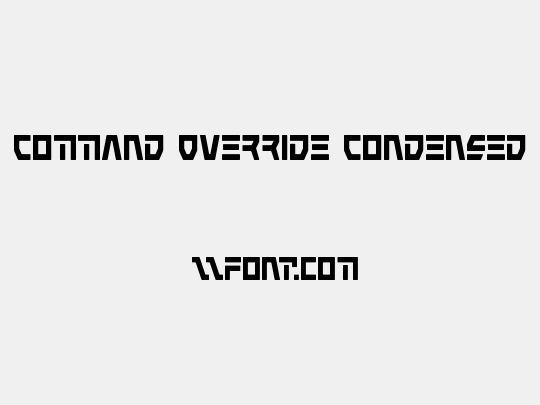 Command Override Condensed
