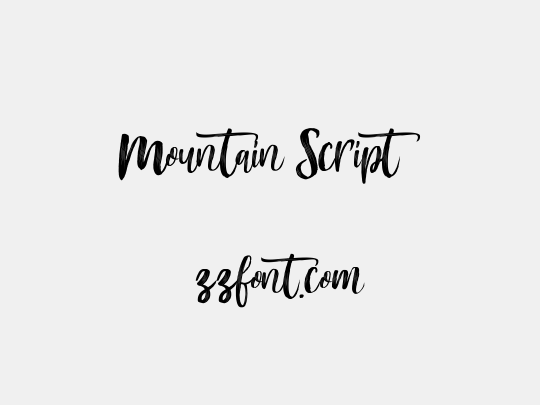 Mountain Script