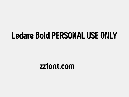 Ledare Bold PERSONAL USE ONLY