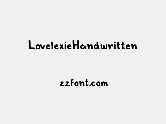 LovelexieHandwritten