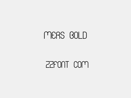 Mers Bold