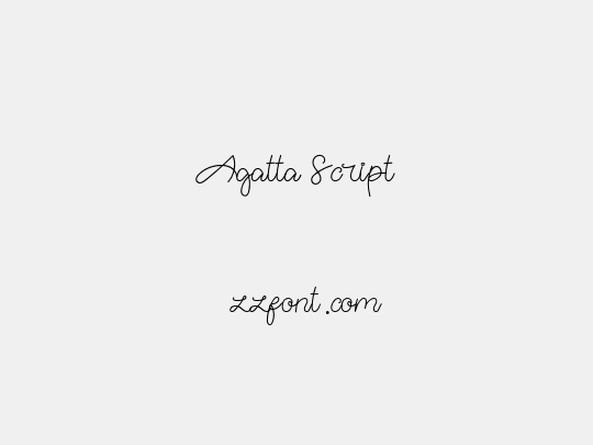Agatta Script