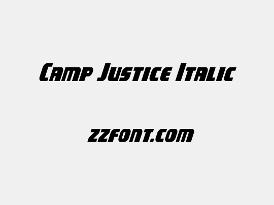 Camp Justice Italic