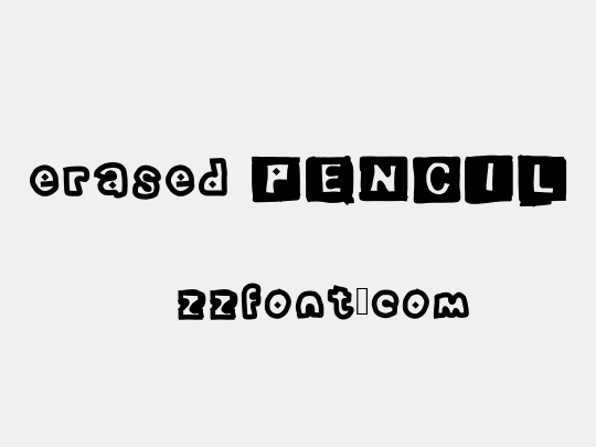 erased PENCIL