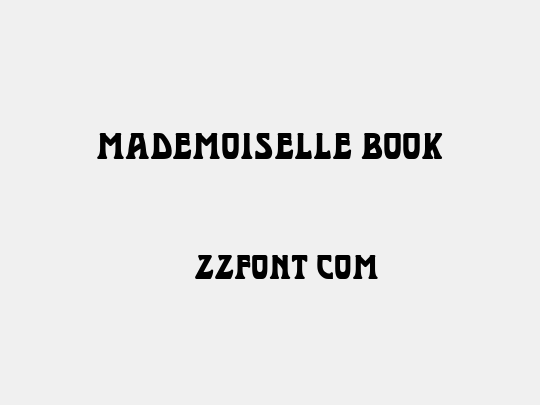 Mademoiselle Book