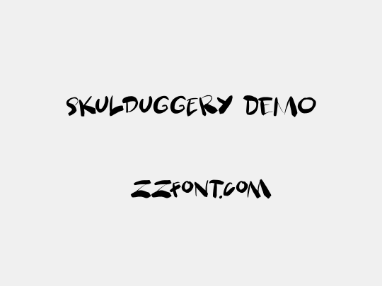 Skulduggery DEMO