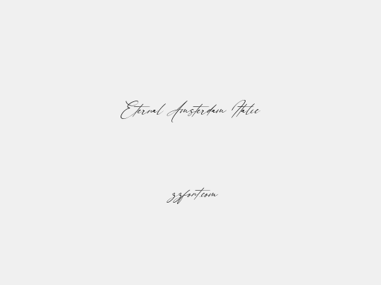 Eternal Amsterdam Italic