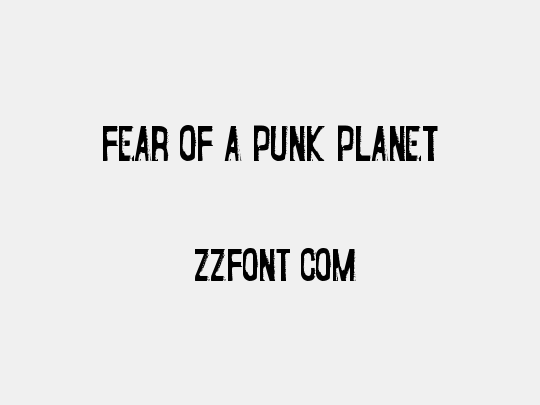 Fear of a Punk Planet