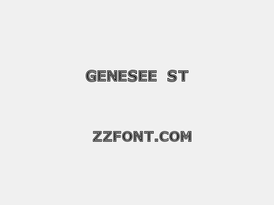 Genesee St