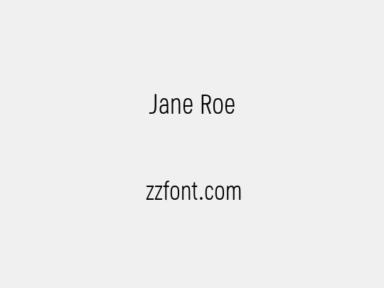 Jane Roe