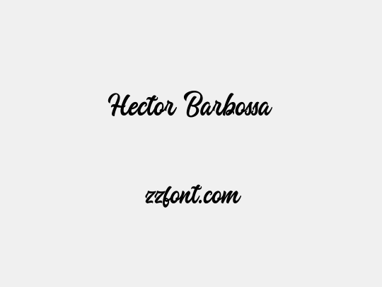 Hector Barbossa
