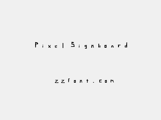 Pixel Signboard
