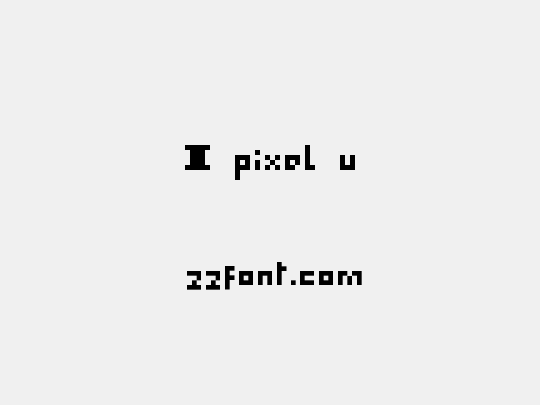 I pixel u