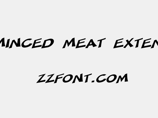 SF Minced Meat Extended