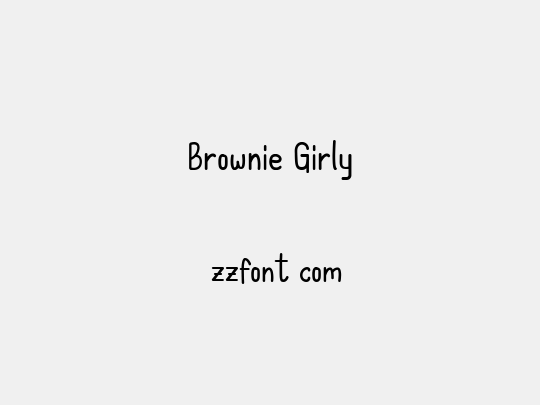 Brownie Girly