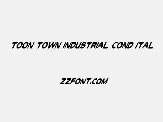 Toon Town Industrial Cond Ital