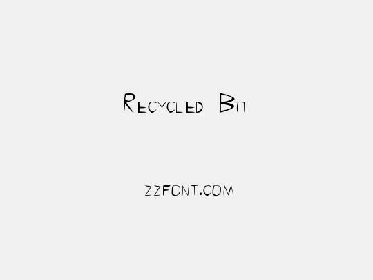 Recycled Bit