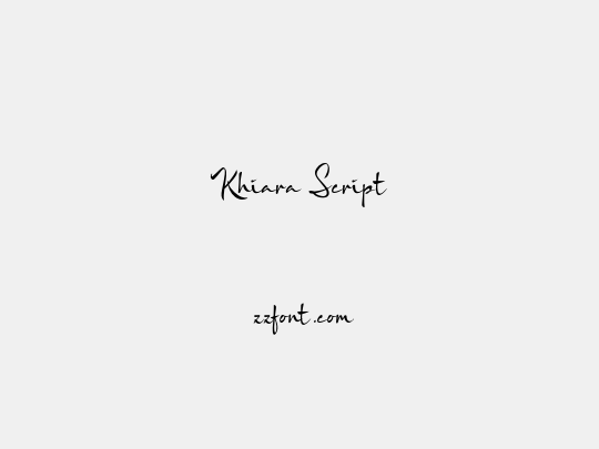 Khiara Script