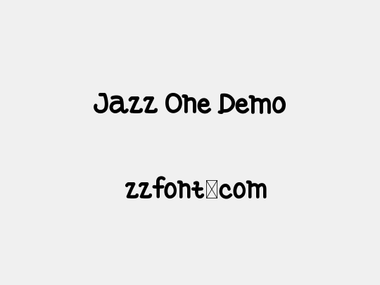 Jazz One Demo