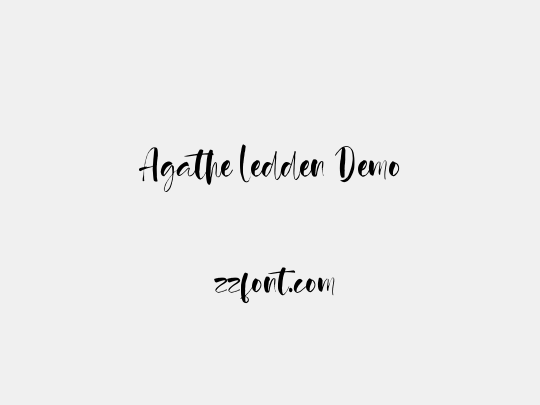 Agathe Ledden Demo