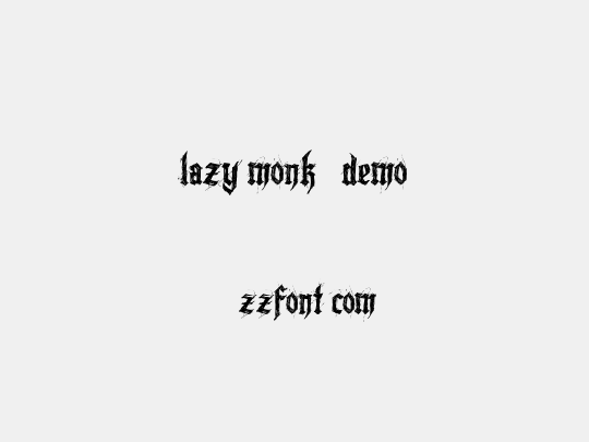 Lazy Monk - Demo