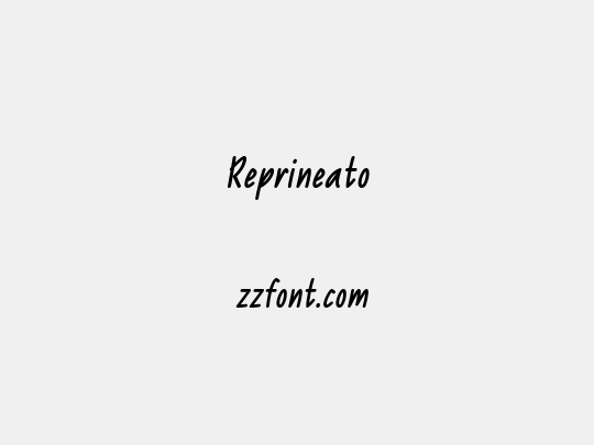 Reprineato