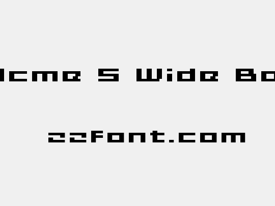 Grixel Acme 5 Wide Bold Xtnd