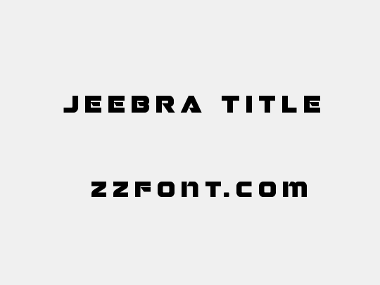 Jeebra Title