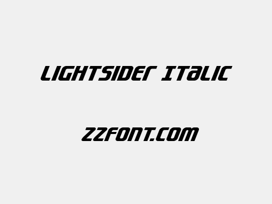 Lightsider Italic