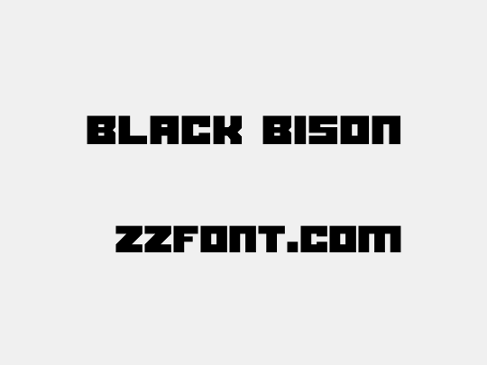 Black bison