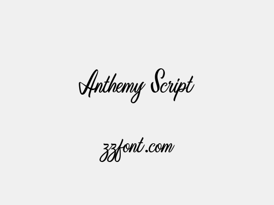 Anthemy Script