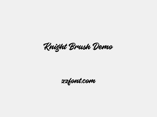 Knight Brush Demo