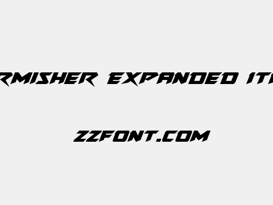 Skirmisher Expanded Italic