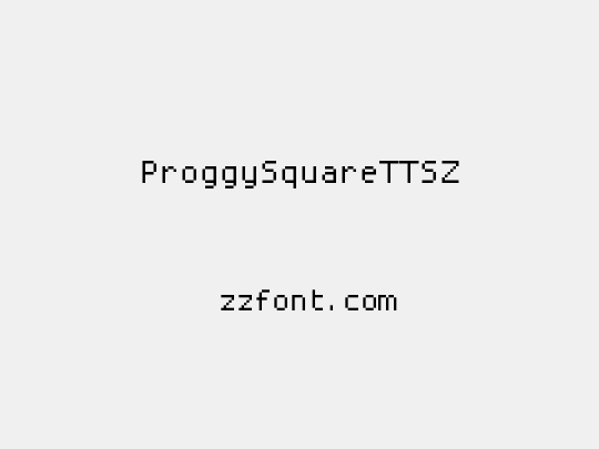 ProggySquareTTSZ