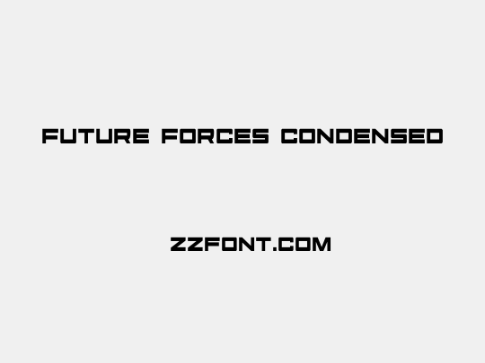 Future Forces Condensed