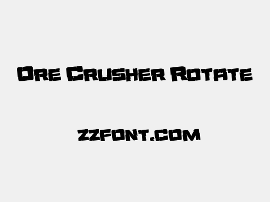 Ore Crusher Rotate