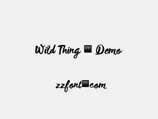 Wild Thing - Demo