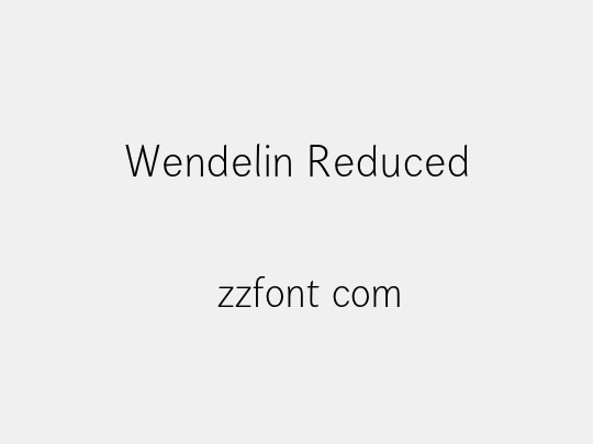 Wendelin Reduced