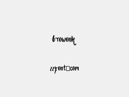 Growonk