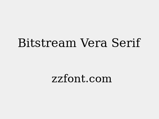 Bitstream Vera Serif
