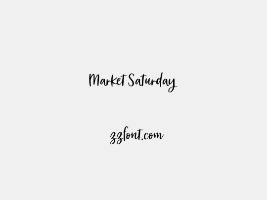 Market Saturday