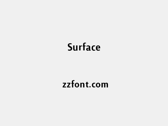 Surface