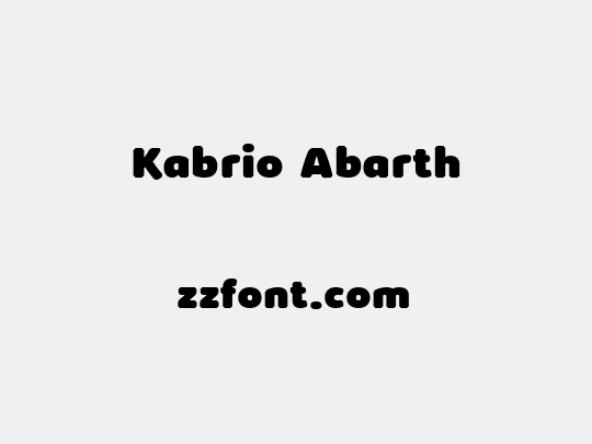 Kabrio Abarth