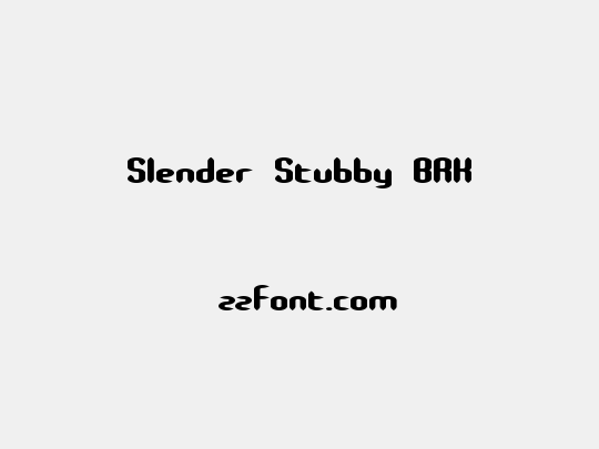 Slender Stubby BRK