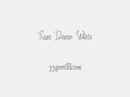 Sam Demo White
