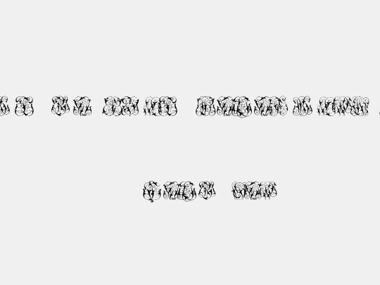 Hard to Read Monograms Two