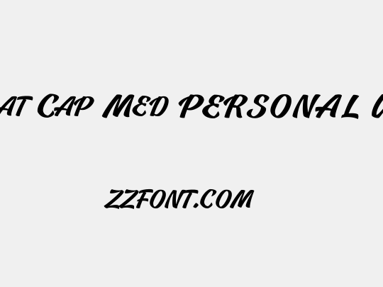 Casat Cap Med PERSONAL USE