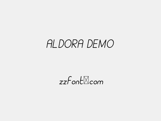 ALDORA DEMO